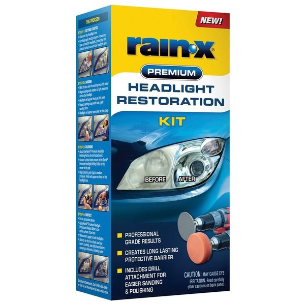 Rain-X Rain X 610153 Premium Headlight Restoration Kit R49-610153